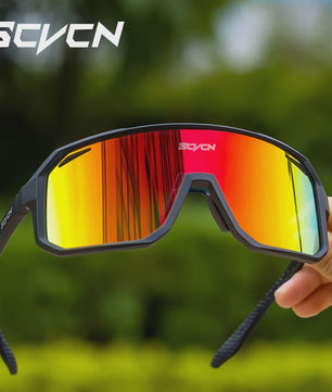SCVCN Sportfietsbril voor Heren & Dames - UV400 Bescherming, Wielrennen, Mountainbiken & Outdoor