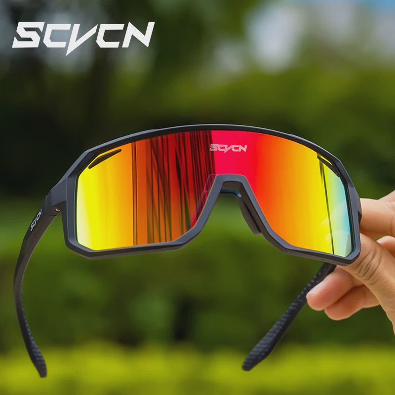 SCVCN Sportfietsbril voor Heren & Dames - UV400 Bescherming, Wielrennen, Mountainbiken & Outdoor