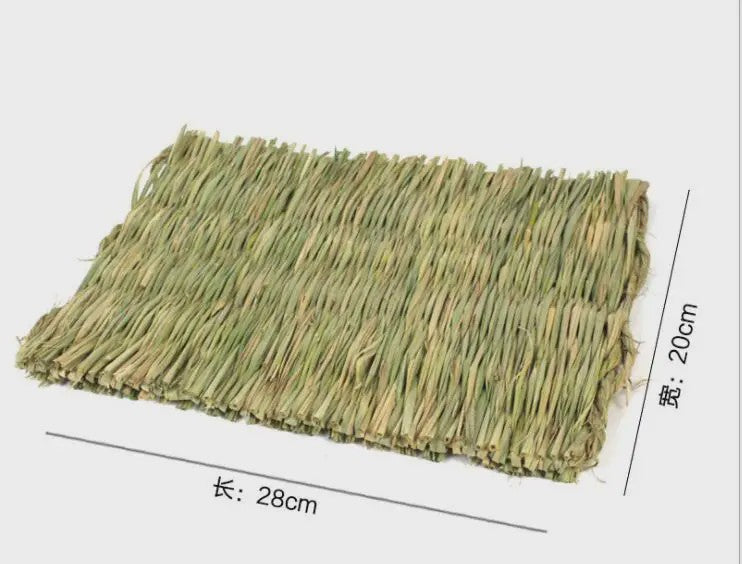 Vouwbaar Gras Nest Huisje voor Konijn, Hamster & Cavia - Natuurlijk Kauwspeelgoed