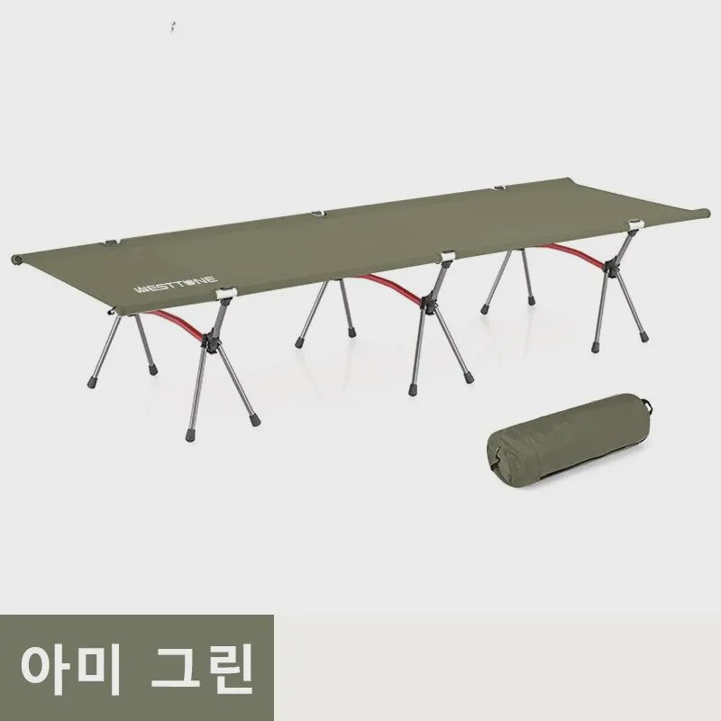 WESTTUNE Ultralichte Aluminium Camping Cot - Opvouwbaar Kampeerbed
