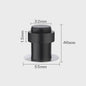 RVS Deurstoppers met Rubber - Duurzame Bescherming voor Vloer en Muur