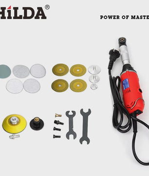HILDA 380W Elektrische Rechte Grinder met 6 Variabele Snelheden - Polijst- en Schuurmachine