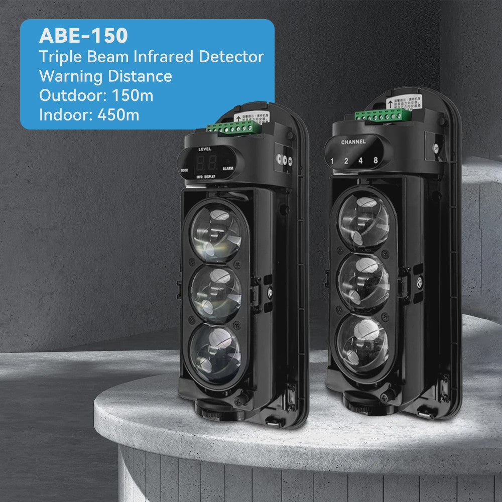 Meian Focus Dubbele/Triple Infrarood Straalsensor - IP65 Waterdicht voor Villa en Boerderij