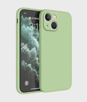 Luxe Vloeibare Siliconen Hoesje met Camera Bescherming voor iPhone 14 Plus, 11, 12, 13, 14 Pro Max, 12 Mini, 13 Mini