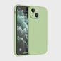 Luxe Vloeibare Siliconen Hoesje met Camera Bescherming voor iPhone 14 Plus, 11, 12, 13, 14 Pro Max, 12 Mini, 13 Mini