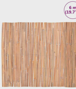 Premium Bamboe Tuinscherm 100x600cm - Natuurlijk en Duurzaam