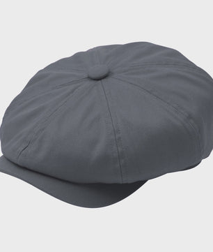 BOTVELA Heren Newsboy Cap - Katoenen Pet met 8 Panelen, Retro Stijl
