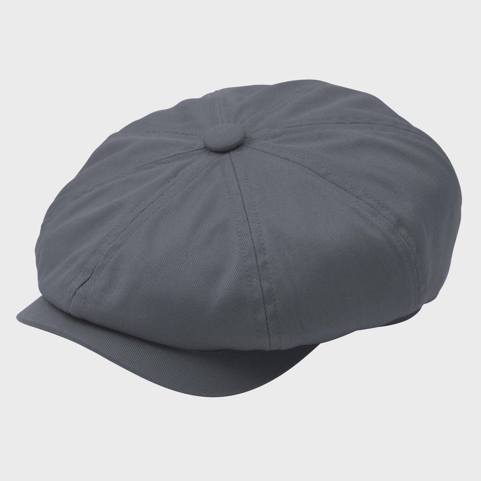 BOTVELA Heren Newsboy Cap - Katoenen Pet met 8 Panelen, Retro Stijl