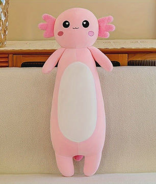 Grote Axolotl Pluche Knuffel - Zacht Kussen Speelgoed voor Kinderen & Volwassenen