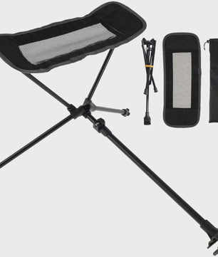 Draagbare Camping Voetensteun Kruk - Opvouwbaar & Verstelbaar voor Buitenstoelen