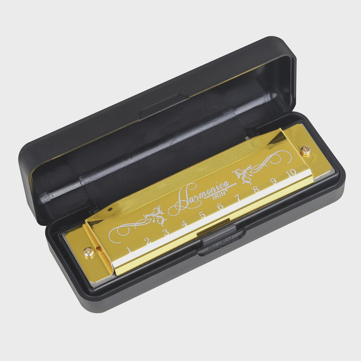 Professionele 10-Gats Mondharmonica in C-Toon met Beschermhoes - Ideaal voor Beginners