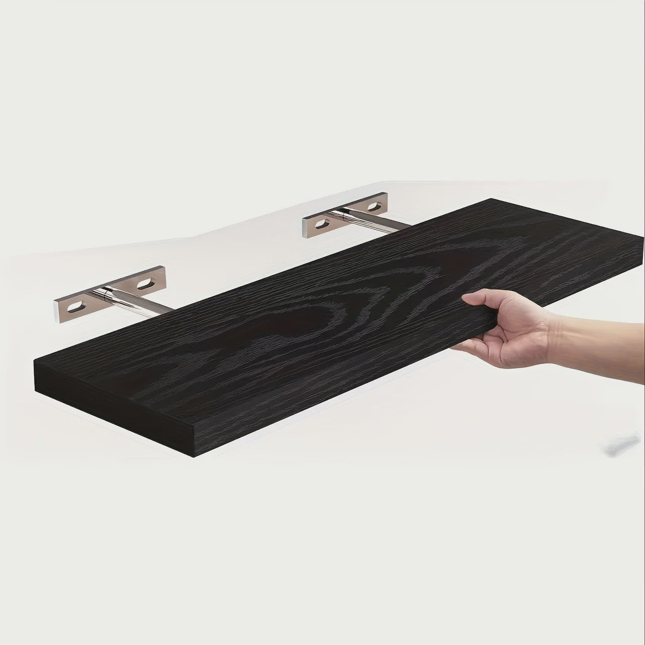 Zwevende Wandplank Massief Hout - Strak Design, Ruimtebesparend & Decoratief