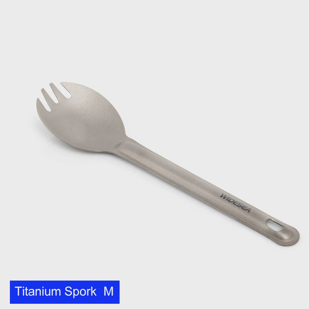 Widesea Titanium Spork - Lichtgewicht Outdoor Bestek voor Kamperen, Hiken en Reizen