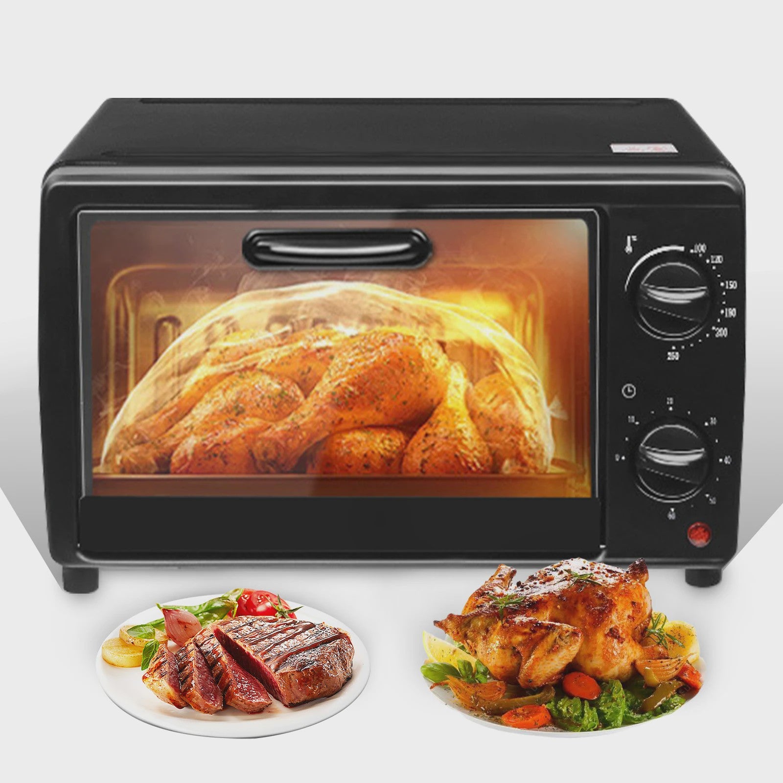 13L Mini Oven met Airfryer Functie - Multifunctioneel, 700W, 250°C, Timer tot 60 Min