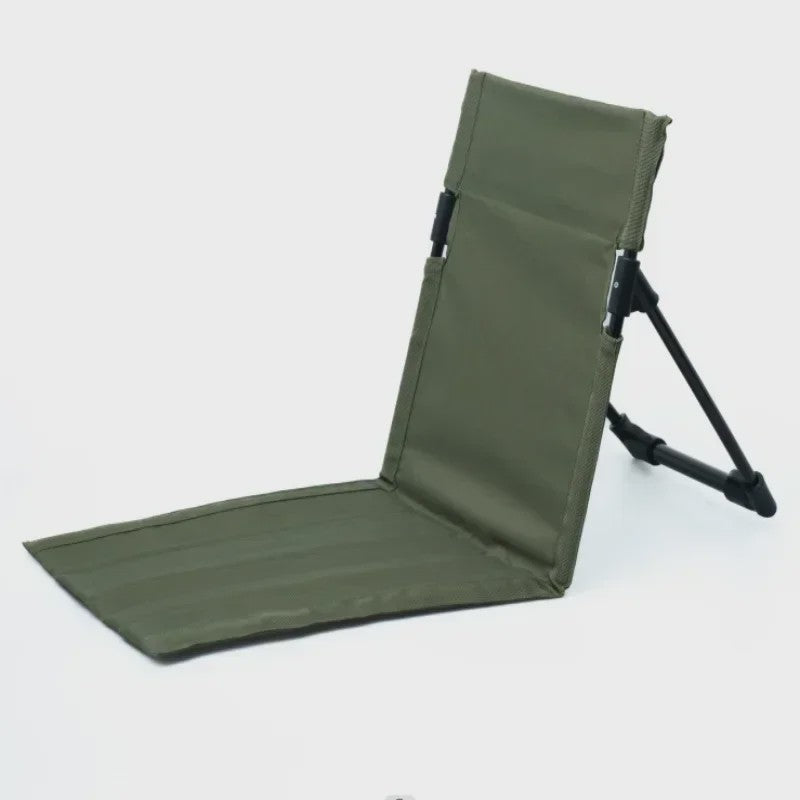 Lichtgewicht Opvouwbare Stoel - Aluminium, Draagbaar & Comfortabel voor Camping, Strand & Vissen
