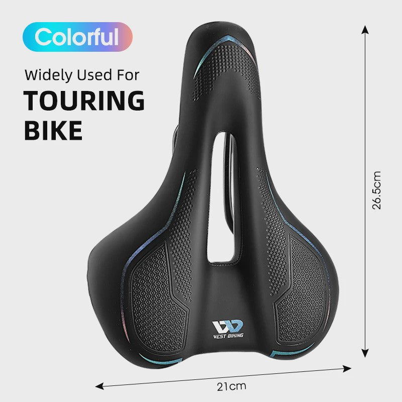 WEST BIKING Fietszadel MTB Racefiets - Ademend, Schokabsorberend & Waterdicht