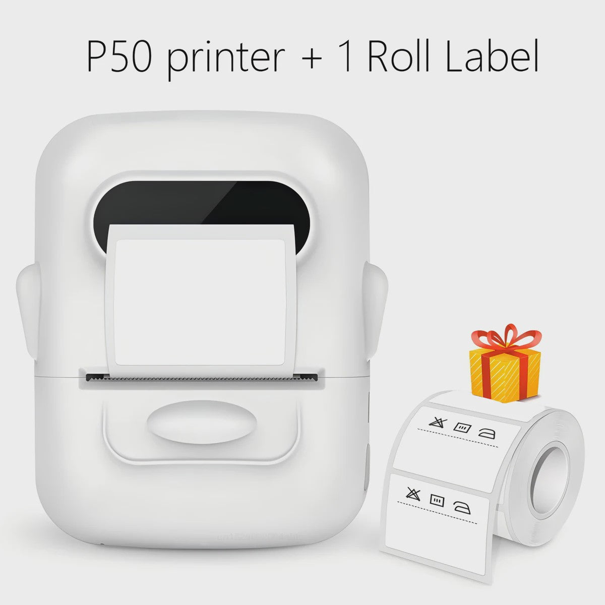 Marklife P50 Protable Thermische Label Printer - Draadloos, Bluetooth, Zelfklevend voor Kantoor & Keuken