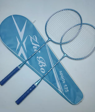 Duurzame Badminton Rackets Set - Iron Alloy Frame, Ideaal voor Beginners & Fitness
