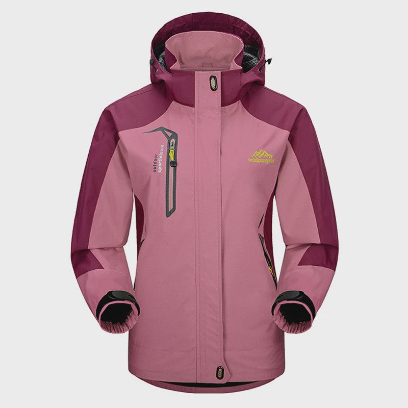 Dames Waterdichte Outdoor Jas - Winddicht & Ademend voor Wandelen, Kamperen & Reizen