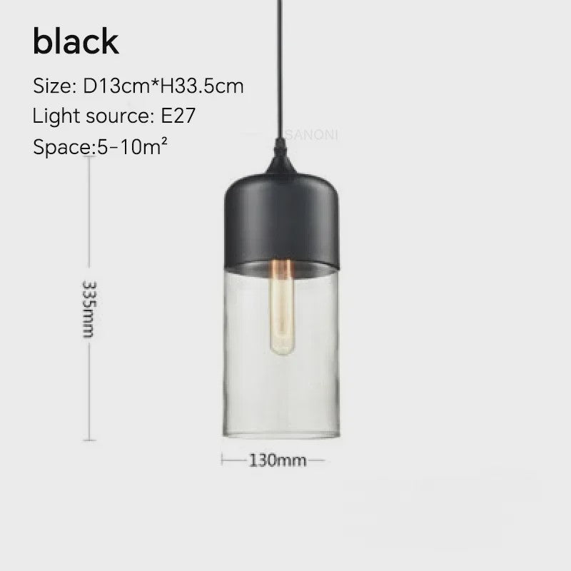 Scandinavische Houten LED Glas Hanglamp - Modern Design voor Woonkamer, Slaapkamer & Eetkamer