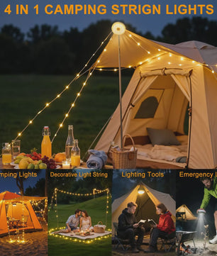 Draagbare LED Camping Lamp met Dimfunctie & SOS - Waterdicht IP64