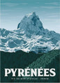 Vintage Poster Collectie: Frankrijk, Spanje, Pyreneeën & Fietsroutes - Wanddecoratie Canvas Prints