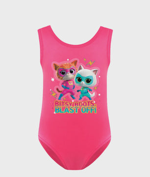 Super Kitties Kinder Zwempakje - Meisjes Badpak met Gabby Katten Print