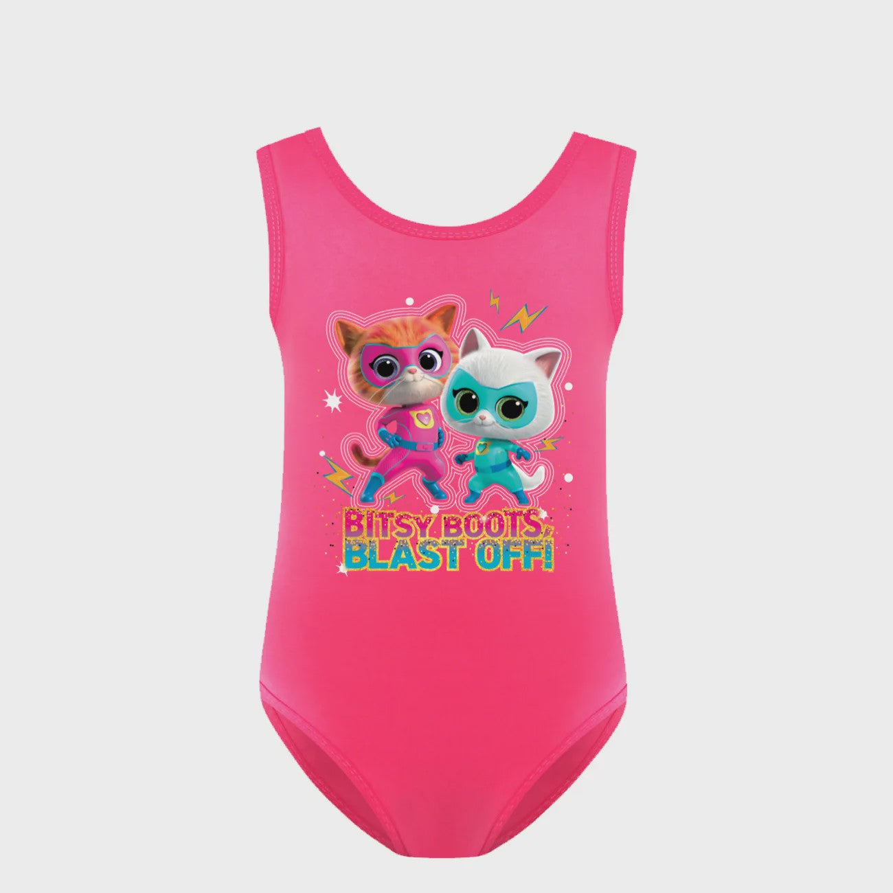 Super Kitties Kinder Zwempakje - Meisjes Badpak met Gabby Katten Print