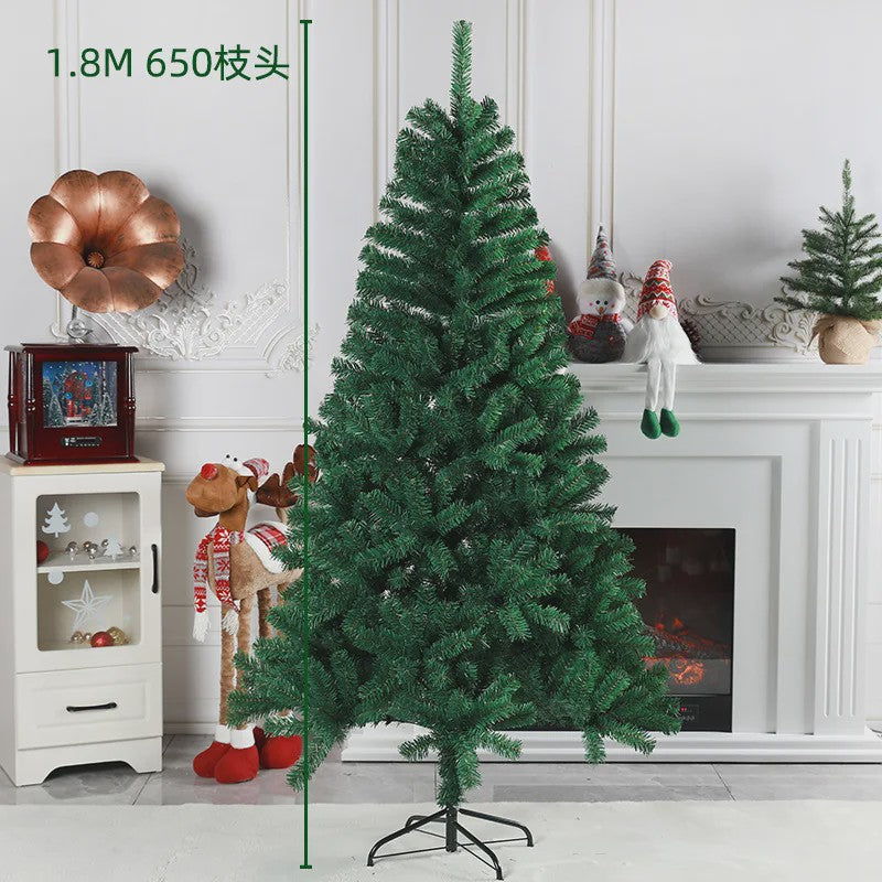 Kunstkerstboom PVC 180cm - Sfeervolle Decoratie voor Kerst en Nieuwjaar