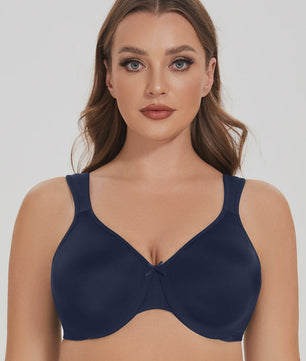 MELENECA Plus Size BH - Naadloze Minimizer met Beugel voor Optimaal Comfort
