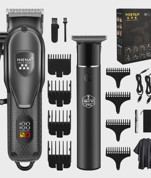 Professionele Baardtrimmer en Tondeuse Kit met LCD Display