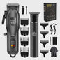 Professionele Baardtrimmer en Tondeuse Kit met LCD Display