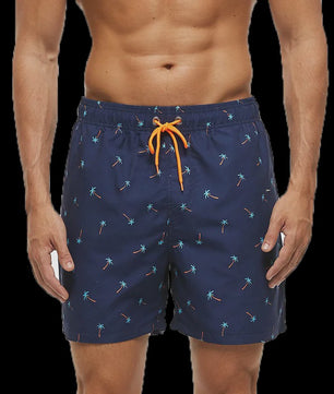 Herenshorts met Zomerse Print - Zwembroek, Strandshort & Sportbroek met Zakken