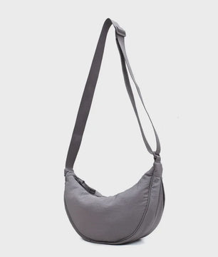 Stijlvolle Nylon Hobo Crossbody Tas voor Dames - Halve Maan Schoudertas, Ideaal voor Reizen en Dagelijks Gebruik