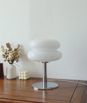 Macaron Glazen Tafellamp - Sfeervolle Verlichting met Trichromatische Dimming
