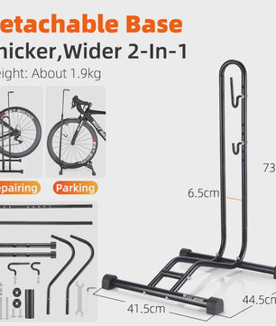 WEST BIKING 3-in-1 Fiets Parkeer- en Ondersteuningsstandaard - Universeel voor MTB & Racefiets