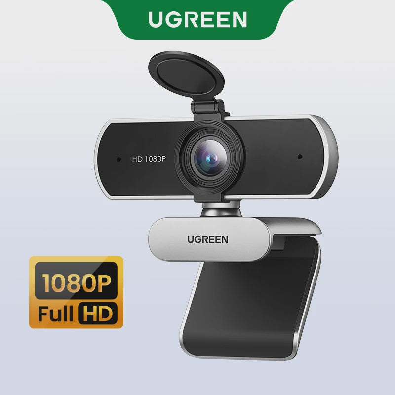 4K Webcam met Autofocus, AI Noise Cancelling Microfoons & Privacy Cover