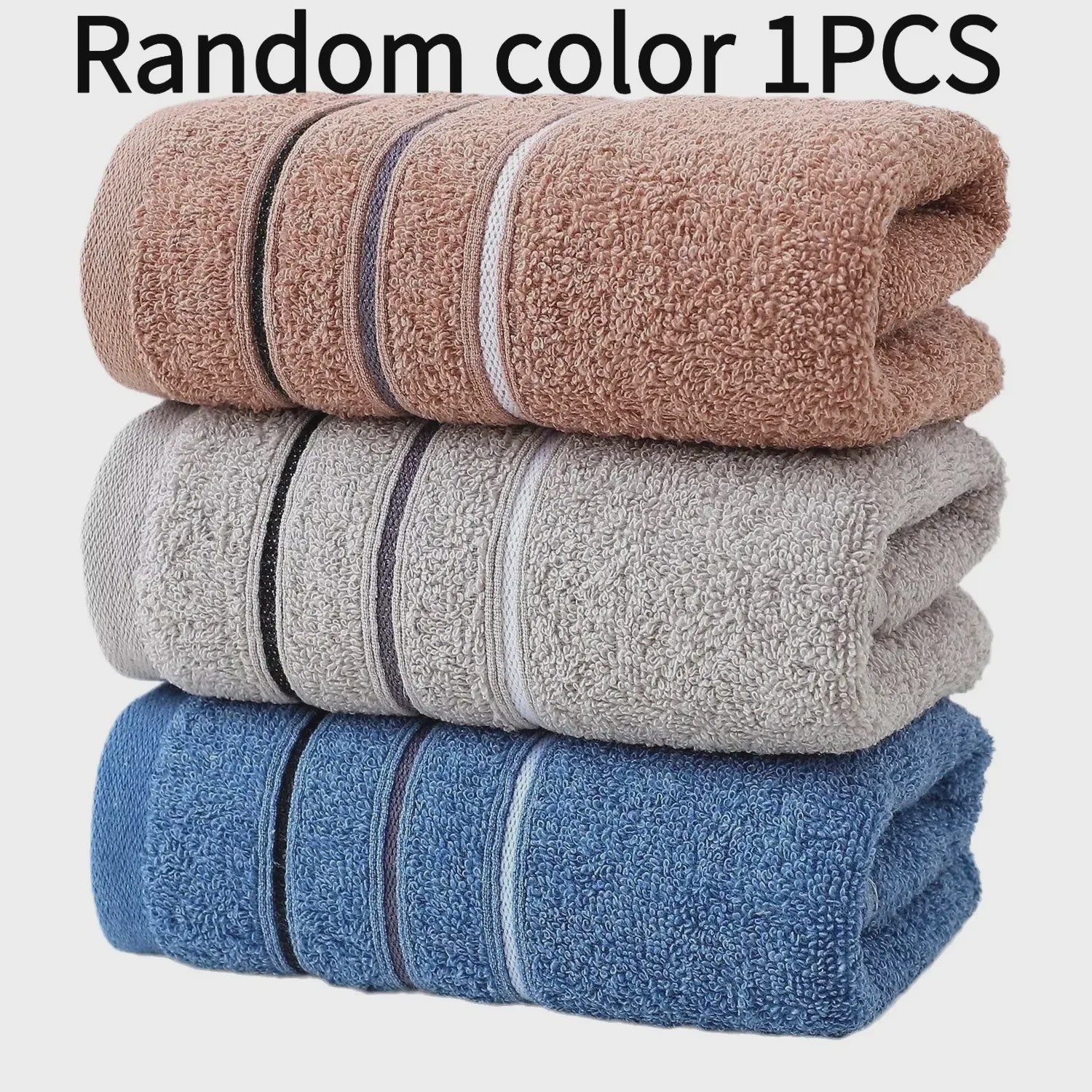 Pluche Katoenen Handdoekenset - Zacht & Absorberend, Diverse Kleuren