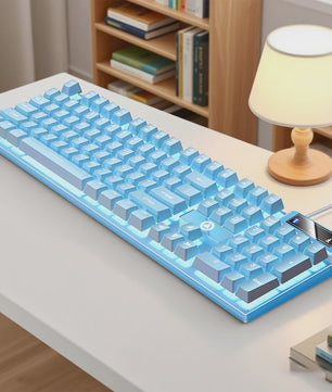 Yindiao K500 Bedraad Gaming Toetsenbord met Numpad en Kleurrijke Backlight