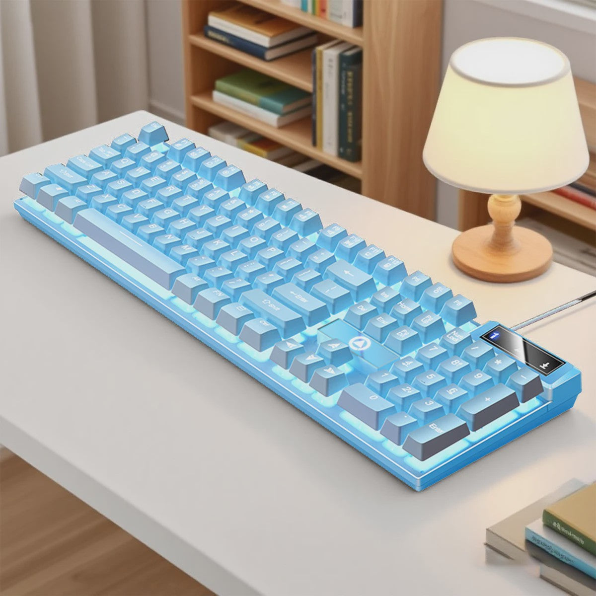 Yindiao K500 Bedraad Gaming Toetsenbord met Numpad en Kleurrijke Backlight