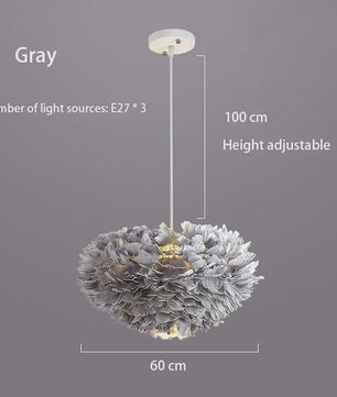 Nordic Veer Plafondlamp - Sfeervolle LED Hanglamp voor Woonkamer, Slaapkamer & Eetkamer