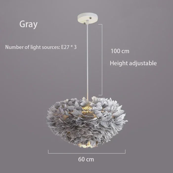 Nordic Veer Plafondlamp - Sfeervolle LED Hanglamp voor Woonkamer, Slaapkamer & Eetkamer