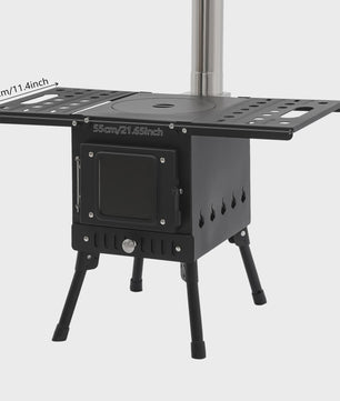 Opvouwbare Houtkachel voor Camping & Buiten - Efficiënt Grillen & Koken met Handschoenen