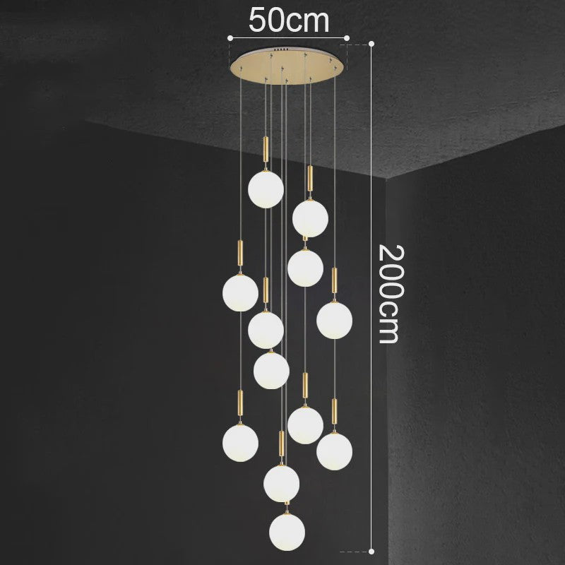 Moderne LED Plafond Hanglamp - Stijlvolle Verlichting voor Woon- en Eetkamer