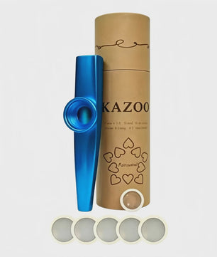 Miwayer Kazoo Set: 7 Kleuren Muziek Kazoo met Extra Membranen - Leer Snel Muziek Maken