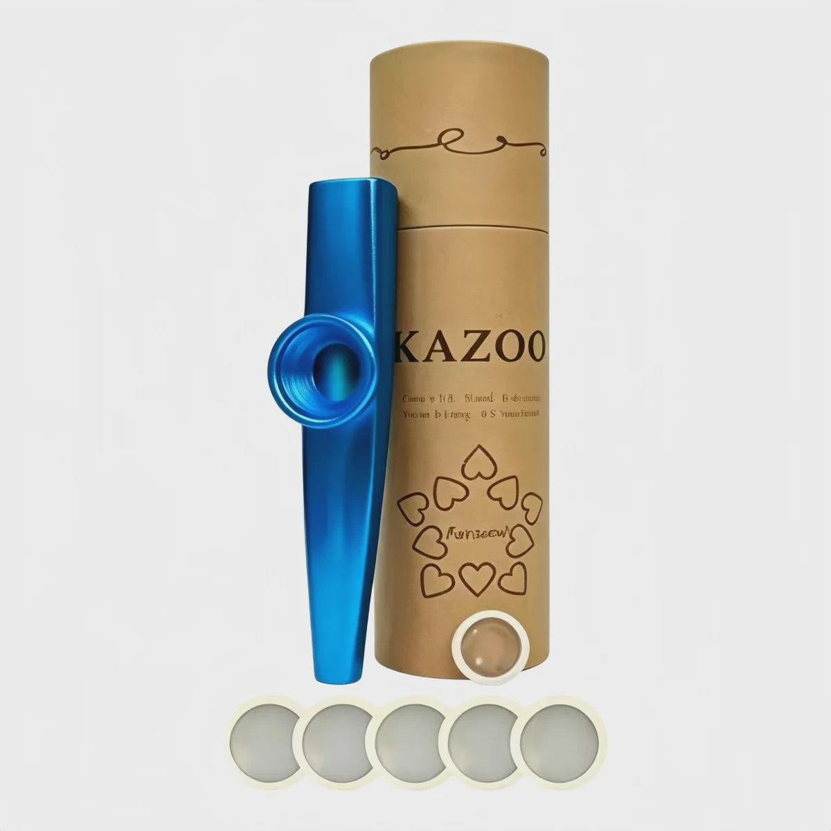 Miwayer Kazoo Set: 7 Kleuren Muziek Kazoo met Extra Membranen - Leer Snel Muziek Maken