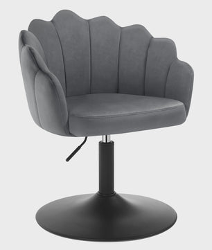 Verstelbare Draaibare Kaptafel Stoel met Rugleuning - Modern Woonkamer Meubel