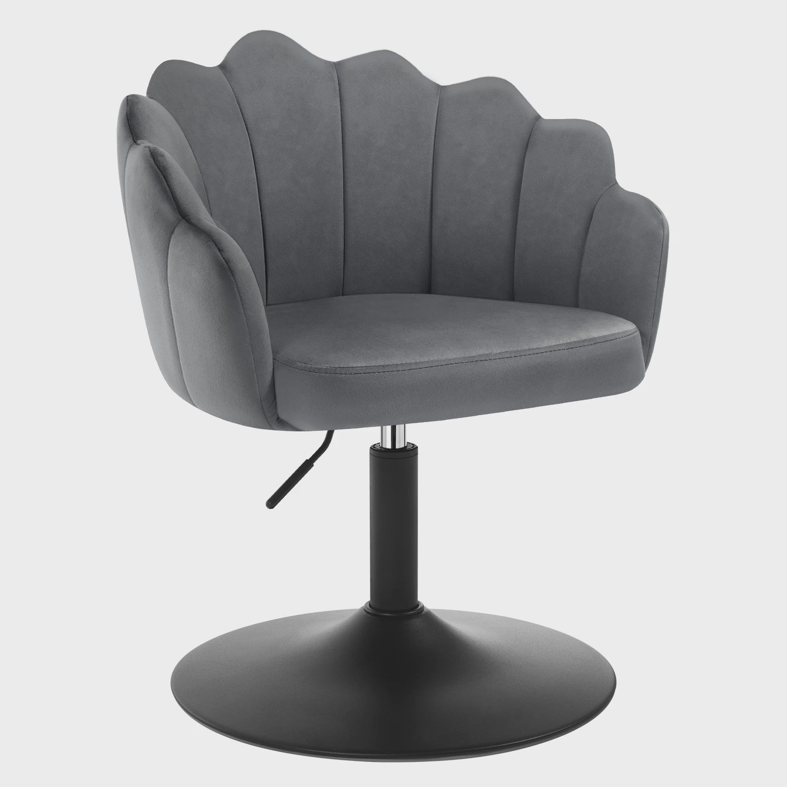 Verstelbare Draaibare Kaptafel Stoel met Rugleuning - Modern Woonkamer Meubel
