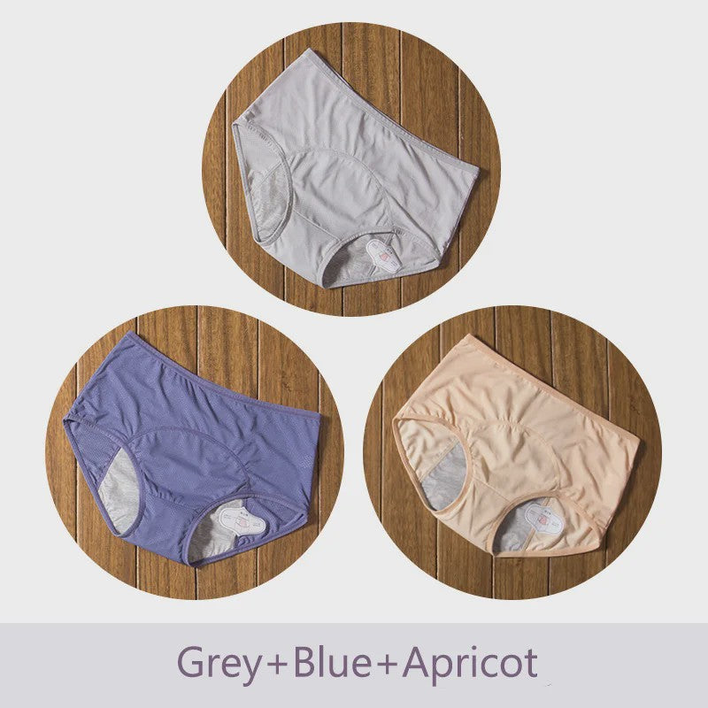 3-Pack Dames Menstruatie Ondergoed - Lekvrij en Comfortabel