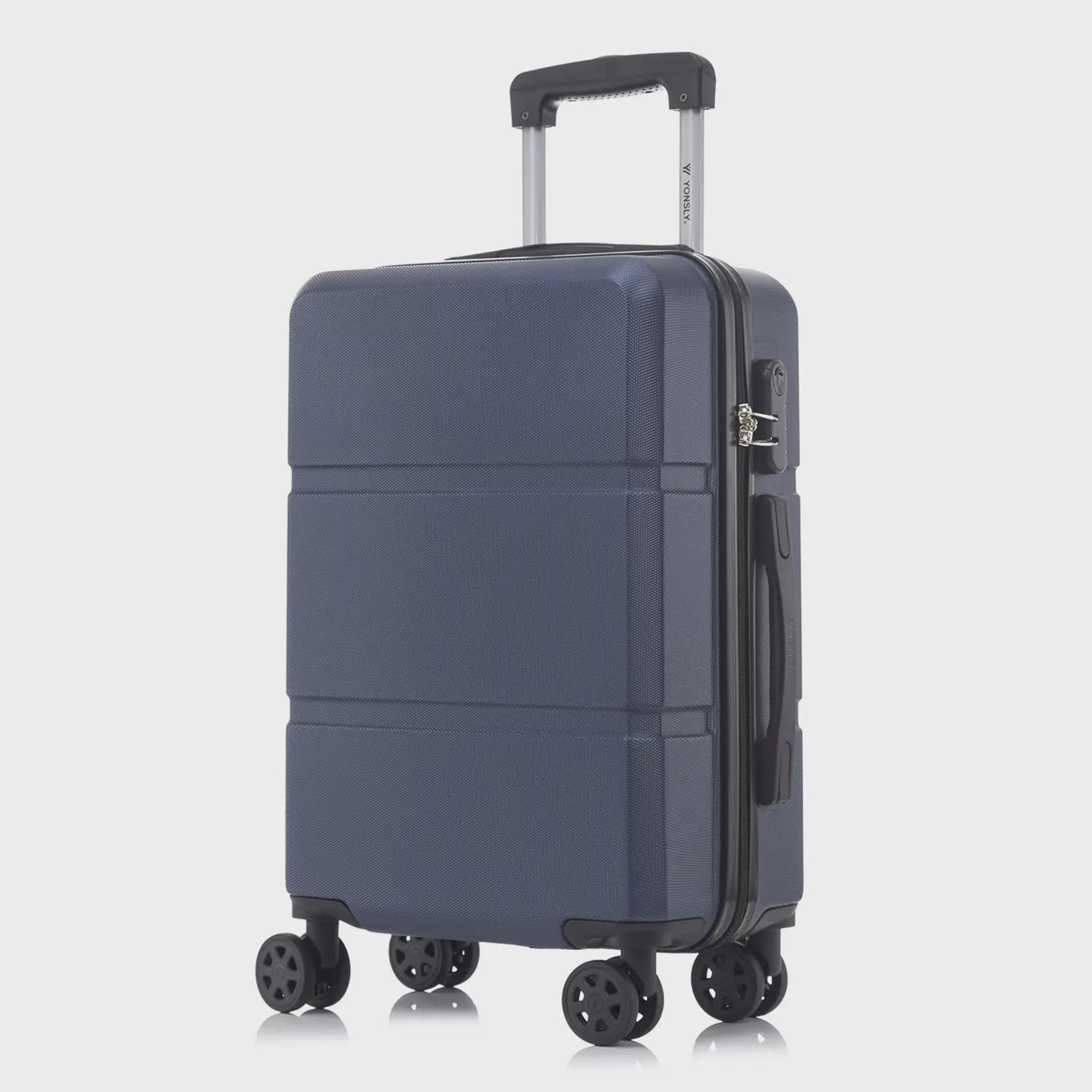 YONSLY Hardcase Koffer 16/20/24/28 Inch - Lichtgewicht 4-Wiel Trolley met Cijferslot